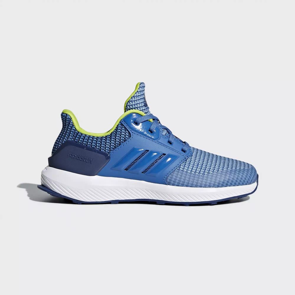 Adidas RapidaRun Tenis Para Correr Azules Para Niña (MX-27604)